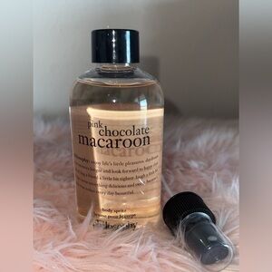 Philosophy pink chocolate macaron